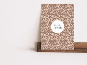 Kaart dankjewel